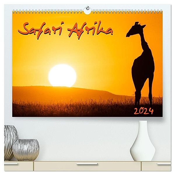 Safari Afrika (hochwertiger Premium Wandkalender 2024 DIN A2 quer), Kunstdruck in Hochglanz, Dr. Gerd-Uwe Neukamp