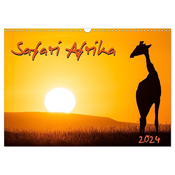 Safari Afrika (Wandkalender 2024 DIN A3 quer), CALVENDO Monatskalender, Dr. Gerd-Uwe Neukamp