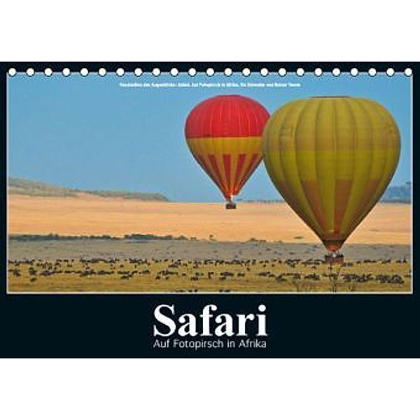 Safari - Auf Fotopirsch in Afrika (Tischkalender 2016 DIN A5 quer), Rainer Tewes