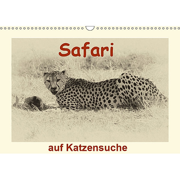 Safari - auf Katzensuche (Wandkalender 2019 DIN A3 quer), Susan Michel /CH