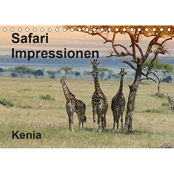 Safari Impressionen / Kenia (Tischkalender 2019 DIN A5 quer), Susan Michel / CH