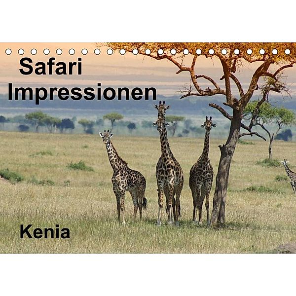 Safari Impressionen  / Kenia (Tischkalender 2022 DIN A5 quer), Susan Michel / CH