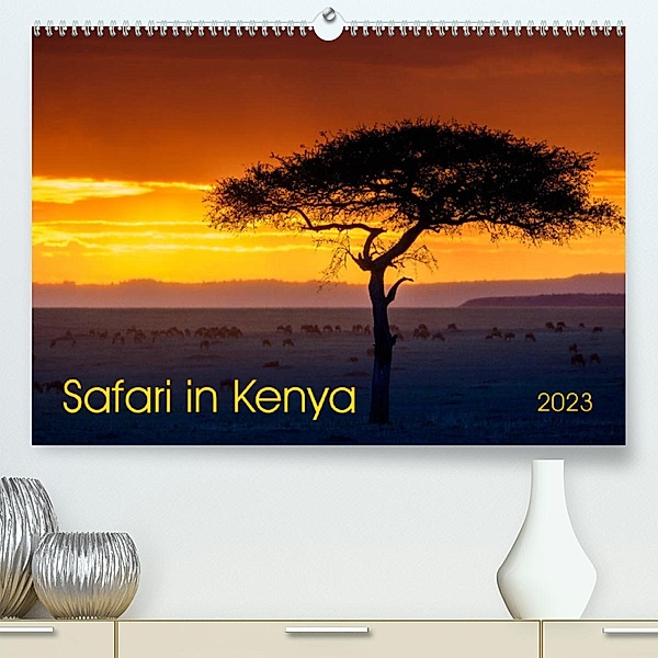 Safari in Kenya (Premium, hochwertiger DIN A2 Wandkalender 2023, Kunstdruck in Hochglanz), Dr. Gerd-Uwe Neukamp