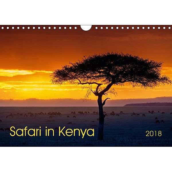 Safari in Kenya (Wall Calendar 2018 DIN A4 Landscape), Gerd-Uwe Neukamp