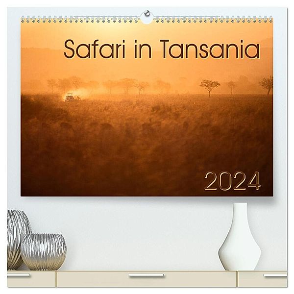 Safari in Tansania (hochwertiger Premium Wandkalender 2024 DIN A2 quer), Kunstdruck in Hochglanz, Dr. Gerd-Uwe Neukamp