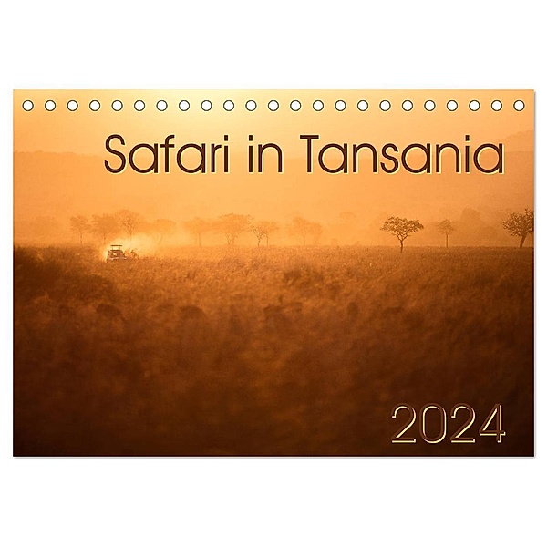 Safari in Tansania (Tischkalender 2024 DIN A5 quer), CALVENDO Monatskalender, Dr. Gerd-Uwe Neukamp