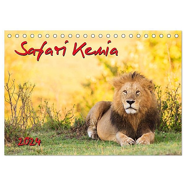 Safari Kenia (Tischkalender 2024 DIN A5 quer), CALVENDO Monatskalender, Dr. Gerd-Uwe Neukamp