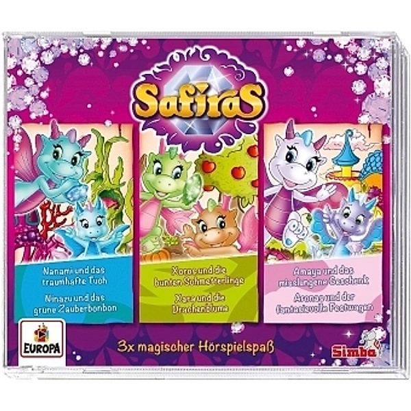 Safiras 3er Box - Drachenbox, 3 Audio-CD, Safiras