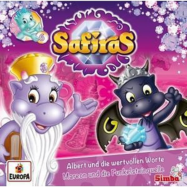 Safiras - Albert und der wertvolle Rat / Mareon und die Funkelsteinquelle, 1 Audio-CD, Safiras