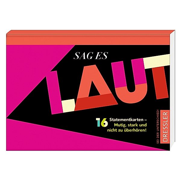 Sag es laut. 16 Statementkarten