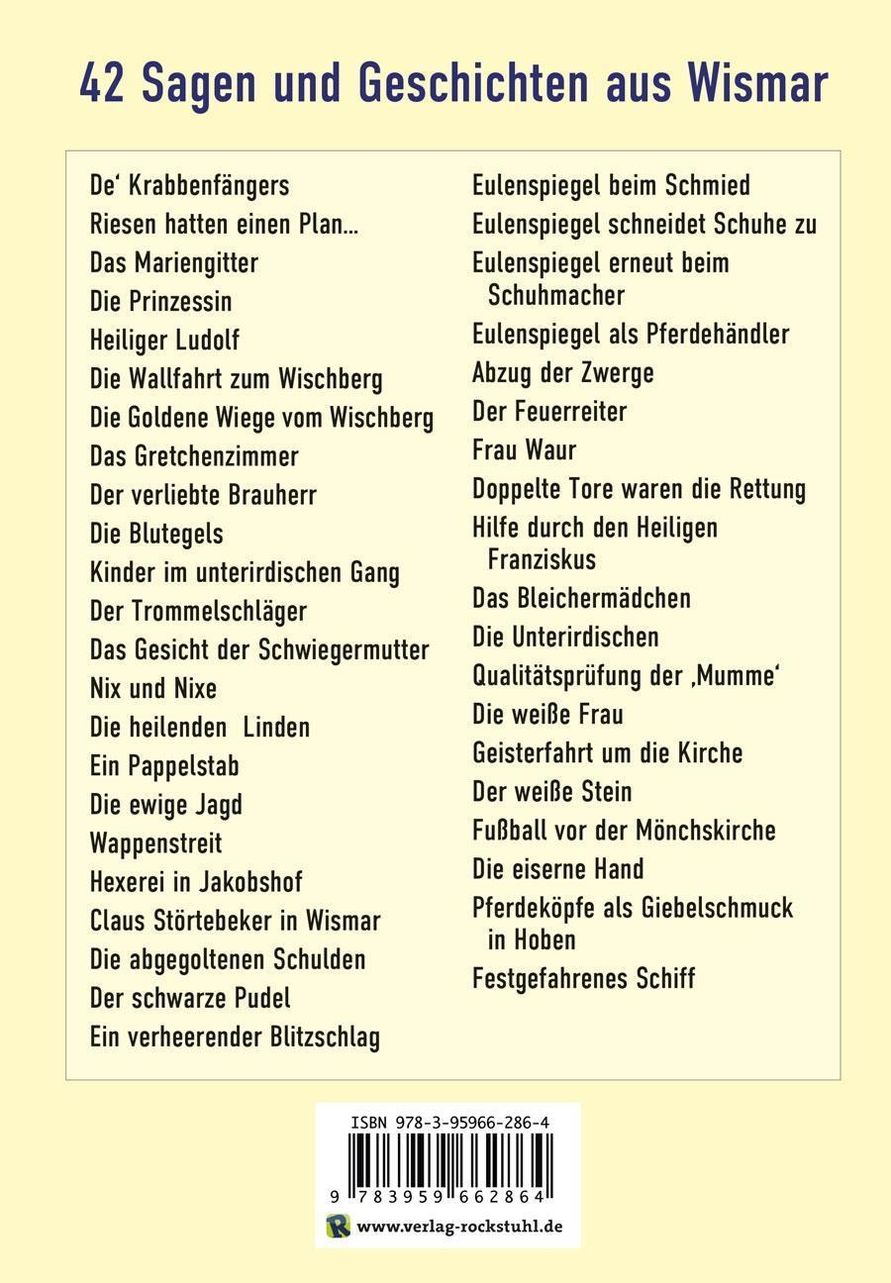 Sagen und Geschichten HANSESTADT WISMAR Buch versandkostenfrei kaufen