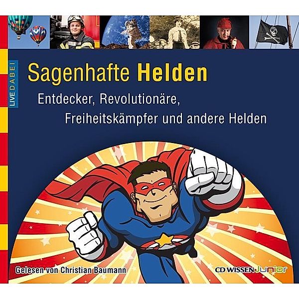 Sagenhafte Helden, 3 Audio-CDs, Bernd Flessner