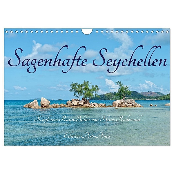 Sagenhafte Seychellen - Idylle im Indischen Ozean (Wandkalender 2024 DIN A4 quer), CALVENDO Monatskalender, Hans Rodewald CreativK Deutschland