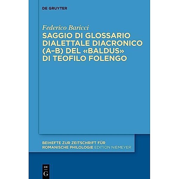 Saggio di glossario dialettale diacronico (A-B) del «Baldus» di Teofilo Folengo, Federico Baricci