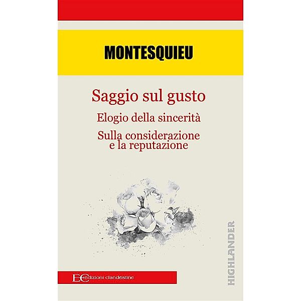 Saggio sul gusto, Montesquieu