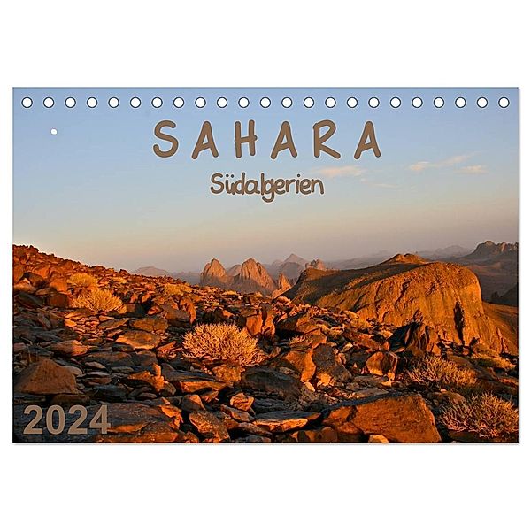 Sahara - Südalgerien (Tischkalender 2024 DIN A5 quer), CALVENDO Monatskalender, Berlin, Gabriele Rechberger