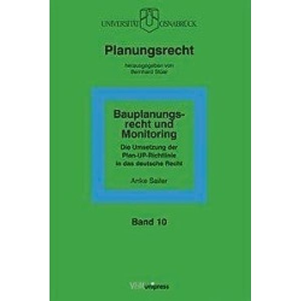 Sailer, A: Bauplanungsrecht und Monitoring, Anke Sailer