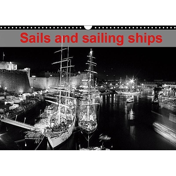 Sails and sailing ships (Wall Calendar 2019 DIN A3 Landscape), Dominique Leroy