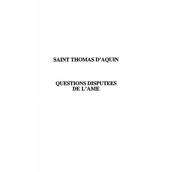 Saint thomas d'aquin / Hors-collection, Vernier Jean-Marie