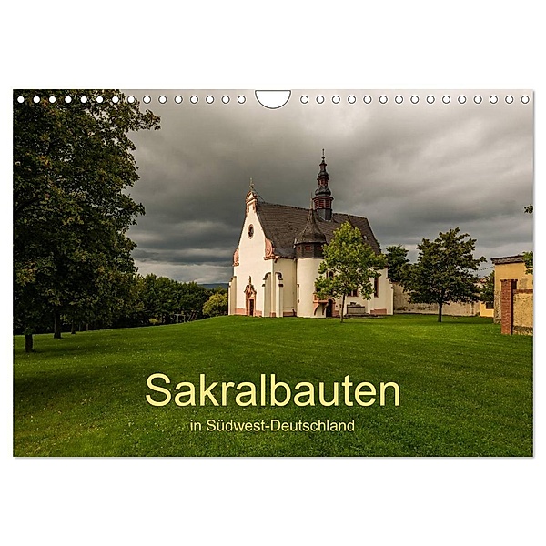 Sakralbauten in Südwest-Deutschland (Wandkalender 2024 DIN A4 quer), CALVENDO Monatskalender, www.ehess.de, Erhard Hess