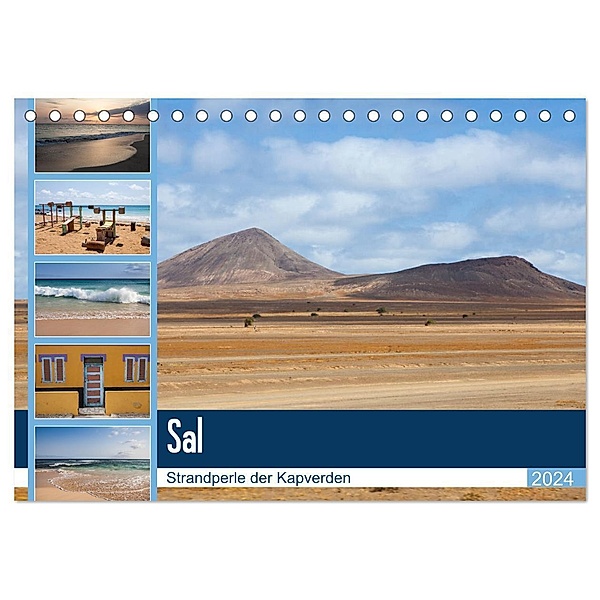 Sal - Strandperle der Kapverden (Tischkalender 2024 DIN A5 quer), CALVENDO Monatskalender, Sabine Reuke