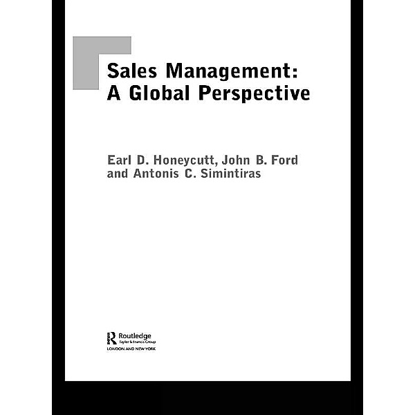 Sales Management, John B Ford, Earl Honeycutt, Antonis Simintiras