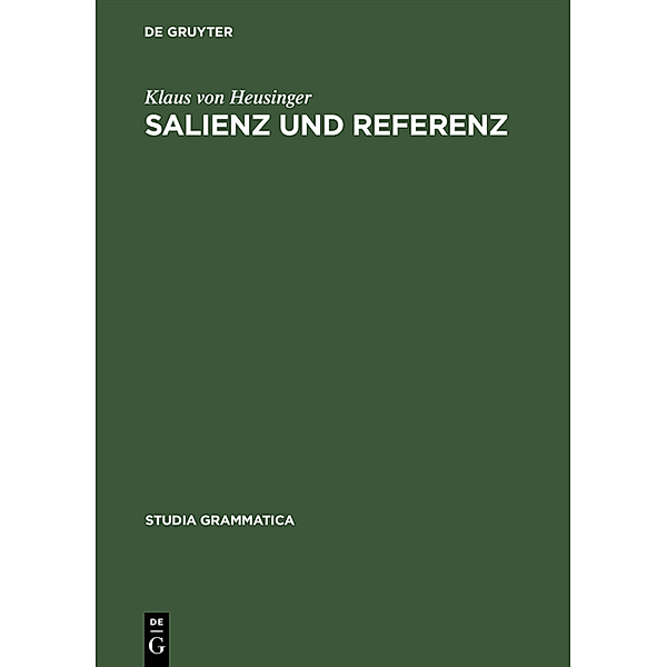 Salienz und Referenz, Klaus von Heusinger
