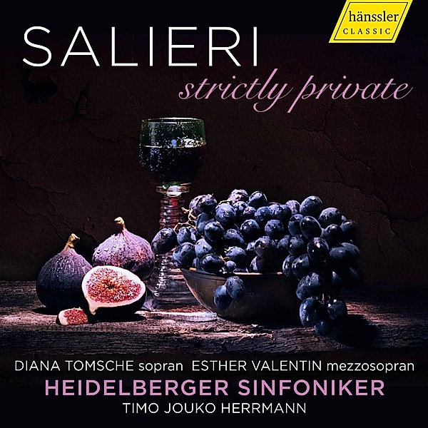 Salieri-Strictly Private, Heidelberger Sinfoniker, Diana Tomsche, E Valentin