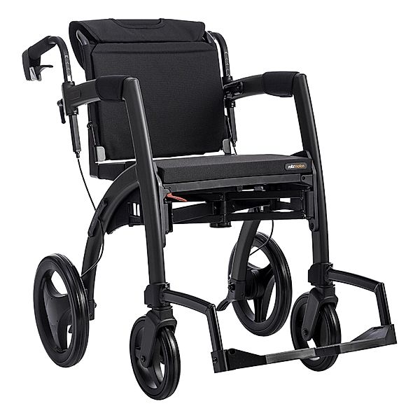 Saljol Rollatorrollstuhl Rollz motion 2.1 (Farbe: matt black)