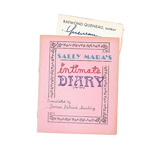 Sally Mara's Intimate Diary / French Literature, Raymond Queneau