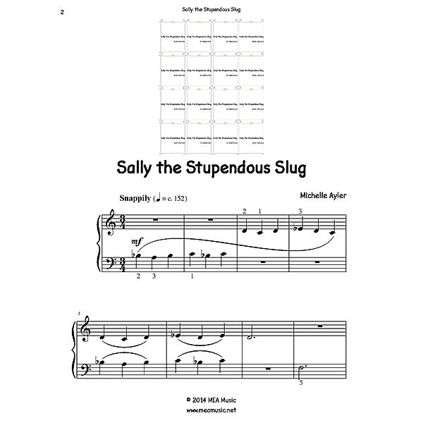 Sally the Stupendous Slug, Michelle Ayler