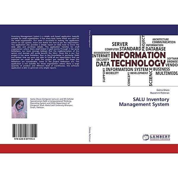 SALU Inventory Management System, Saima Shoro, Muzammil Rehman