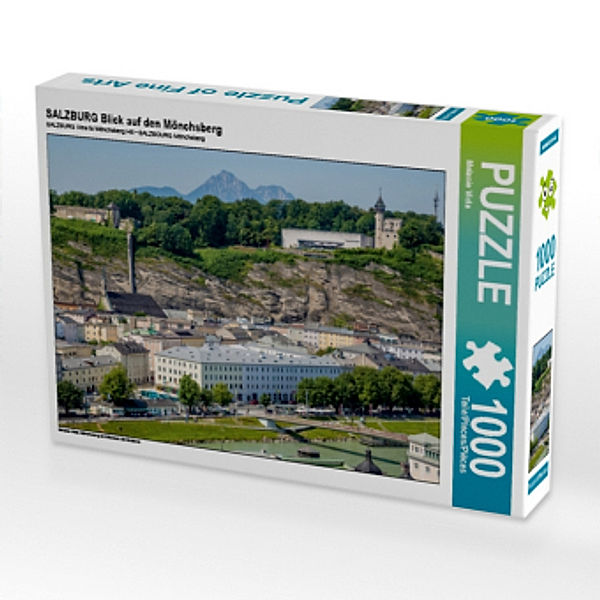 SALZBURG Blick auf den Mönchsberg (Puzzle), Melanie Viola