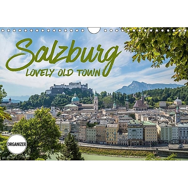 SALZBURG Lovely Old Town (Wall Calendar 2017 DIN A4 Landscape), Melanie Viola