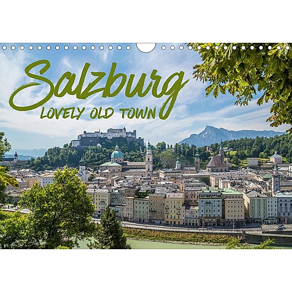SALZBURG Lovely Old Town (Wall Calendar 2021 DIN A4 Landscape), Melanie Viola