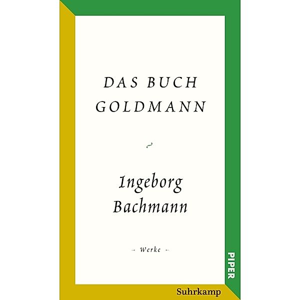 Salzburger Bachmann Edition - Das Buch Goldmann, Ingeborg Bachmann