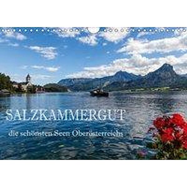 Salzkammergut - Die schönsten Seen Oberösterreichs (Wandkalender 2019 DIN A4 quer), Hans Pfleger