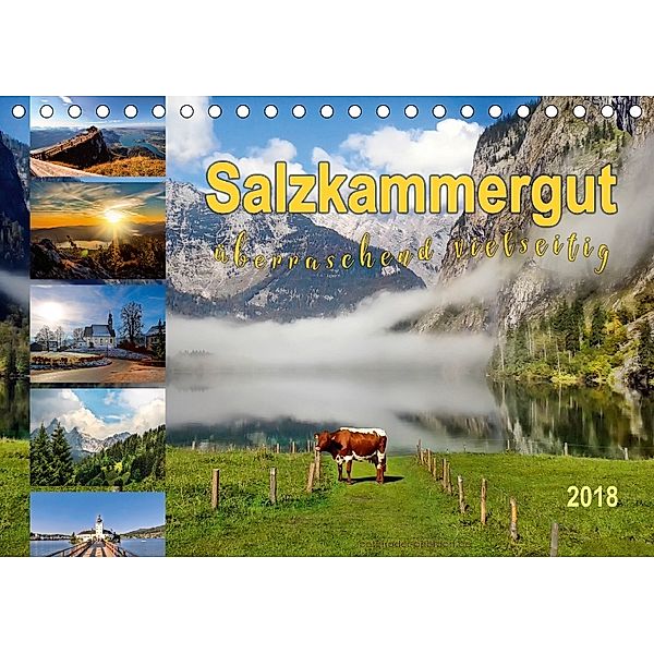 Salzkammergut, überraschend vielseitig (Tischkalender 2018 DIN A5 quer), Peter Roder