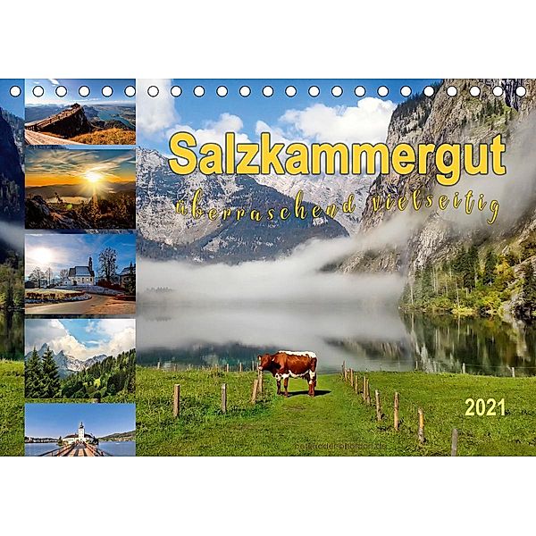 Salzkammergut, überraschend vielseitig (Tischkalender 2021 DIN A5 quer), Peter Roder