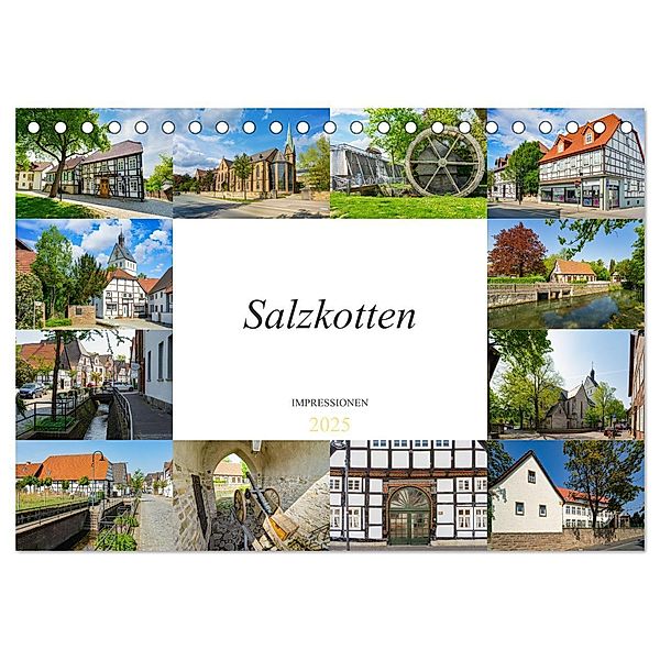 Salzkotten Impressionen (Tischkalender 2025 DIN A5 quer), CALVENDO Monatskalender, Calvendo, Dirk Meutzner