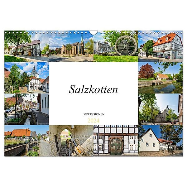 Salzkotten Impressionen (Wandkalender 2024 DIN A3 quer), CALVENDO Monatskalender, Dirk Meutzner