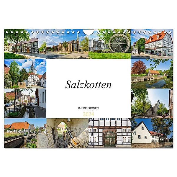 Salzkotten Impressionen (Wandkalender 2024 DIN A4 quer), CALVENDO Monatskalender, Dirk Meutzner