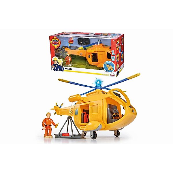 Simba Toys Sam Hubschrauber Wallaby II mit Figur