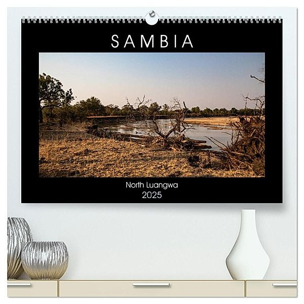 Sambia Das wirkliche Afrika (hochwertiger Premium Wandkalender 2025 DIN A2 quer), Kunstdruck in Hochglanz, Calvendo, Udo Quentin