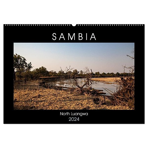 Sambia Das wirkliche Afrika (Wandkalender 2024 DIN A2 quer), CALVENDO Monatskalender, Udo Quentin