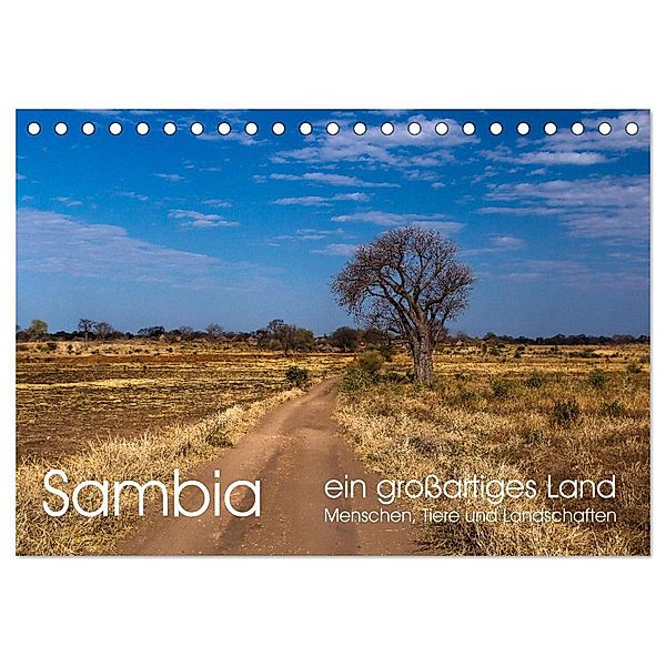 Sambia - ein grossartiges Land (Tischkalender 2024 DIN A5 quer), CALVENDO Monatskalender, rsiemer