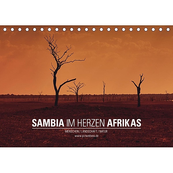 SAMBIA IM HERZEN AFRIKAS (Tischkalender 2021 DIN A5 quer), Jens Esch