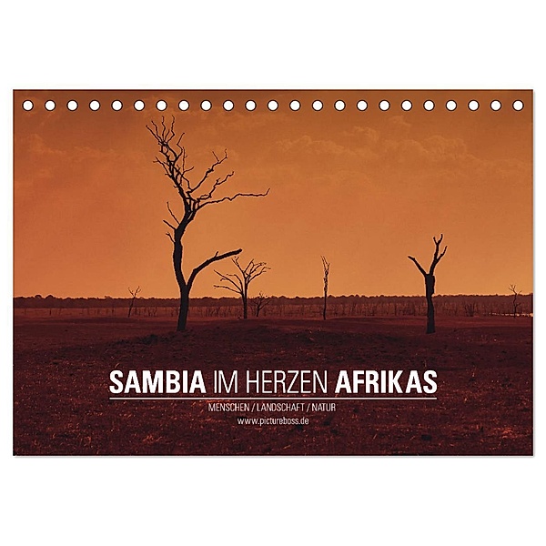 SAMBIA IM HERZEN AFRIKAS (Tischkalender 2024 DIN A5 quer), CALVENDO Monatskalender, Jens Esch