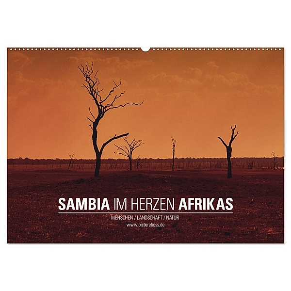 SAMBIA IM HERZEN AFRIKAS (Wandkalender 2024 DIN A2 quer), CALVENDO Monatskalender, Jens Esch