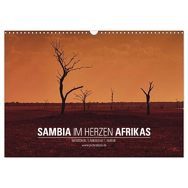 SAMBIA IM HERZEN AFRIKAS (Wandkalender 2024 DIN A3 quer), CALVENDO Monatskalender, Jens Esch